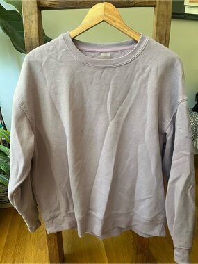 Everyday Crewneck Sweater in Soft Lavender